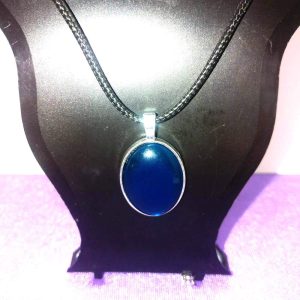 Gothic  Pendants  blue cabachons