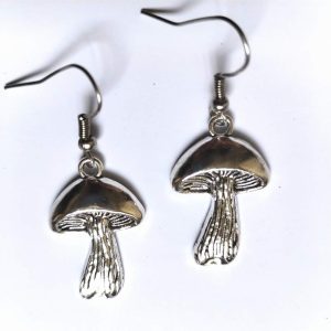 Complete set earrings-  Mushroom stainless steel